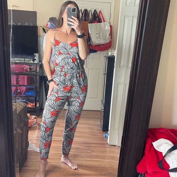 Madewell Vintage Palm Jumpsuit M